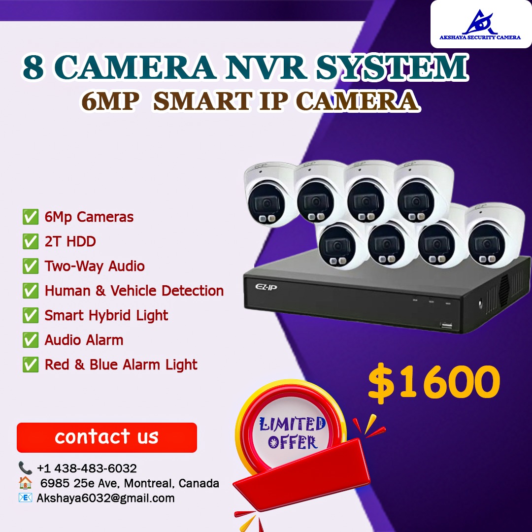 Home Security Camera Package